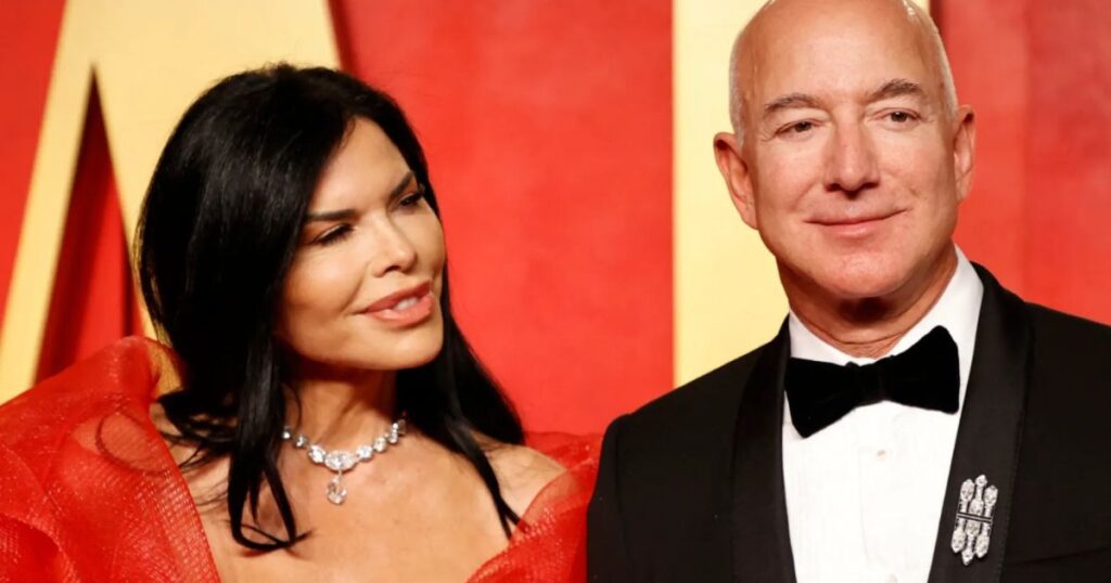 Lauren Sanchez and Jeff Bezos