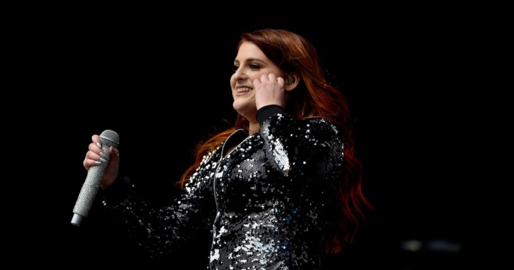 Meghan Trainor performing at Big Weekend. (Image source: Twitter)