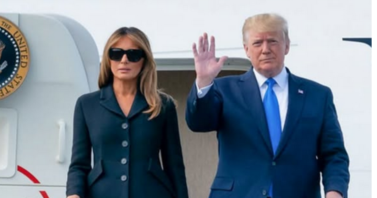 Melania Trump and Donald Trump