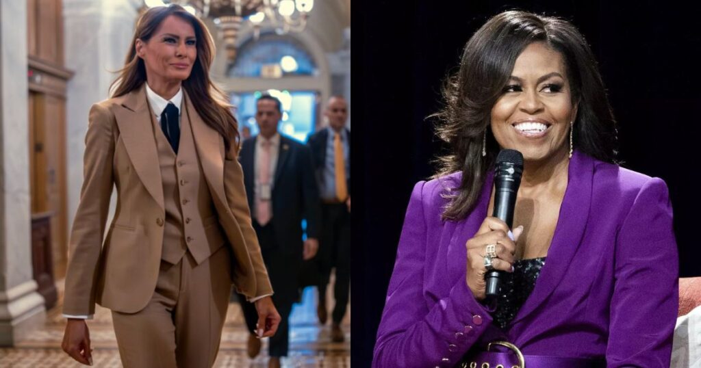 Melania Trump and Michelle Obama