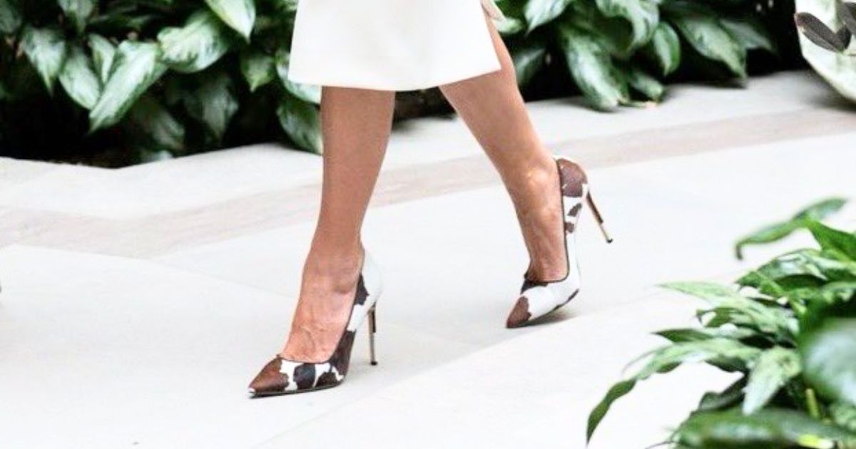 Melania Turned Heads with this Shoe
