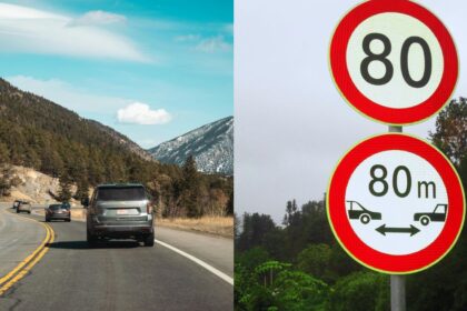 North Dakota sets new interstate speed limit of 80 mph—it will apply from August 1 (left—picture posted by Chris F via Pexels) and (right—via Wikimedia Commons)
