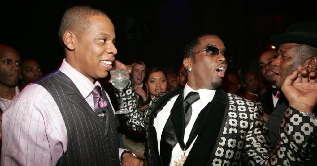 P Diddy at a party with A -listed celebs