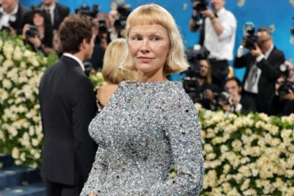 Pamela Anderson at the met gala