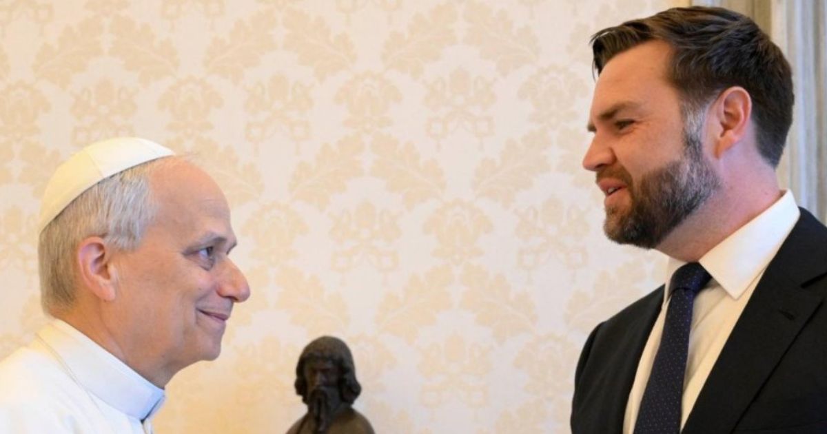 Pope Leo and JD Vance