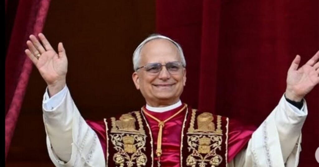 Pope Leo heading the Vatican