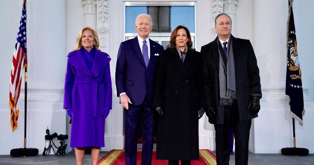 President Joe Biden, Vice President Kamala Harris, First Lady Jill Biden, and Second Gentleman Douglas Emhoff 