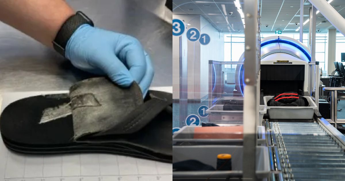 TSA Agents Finds Another Prohibited Item, This Time Concealed in Flip-flop