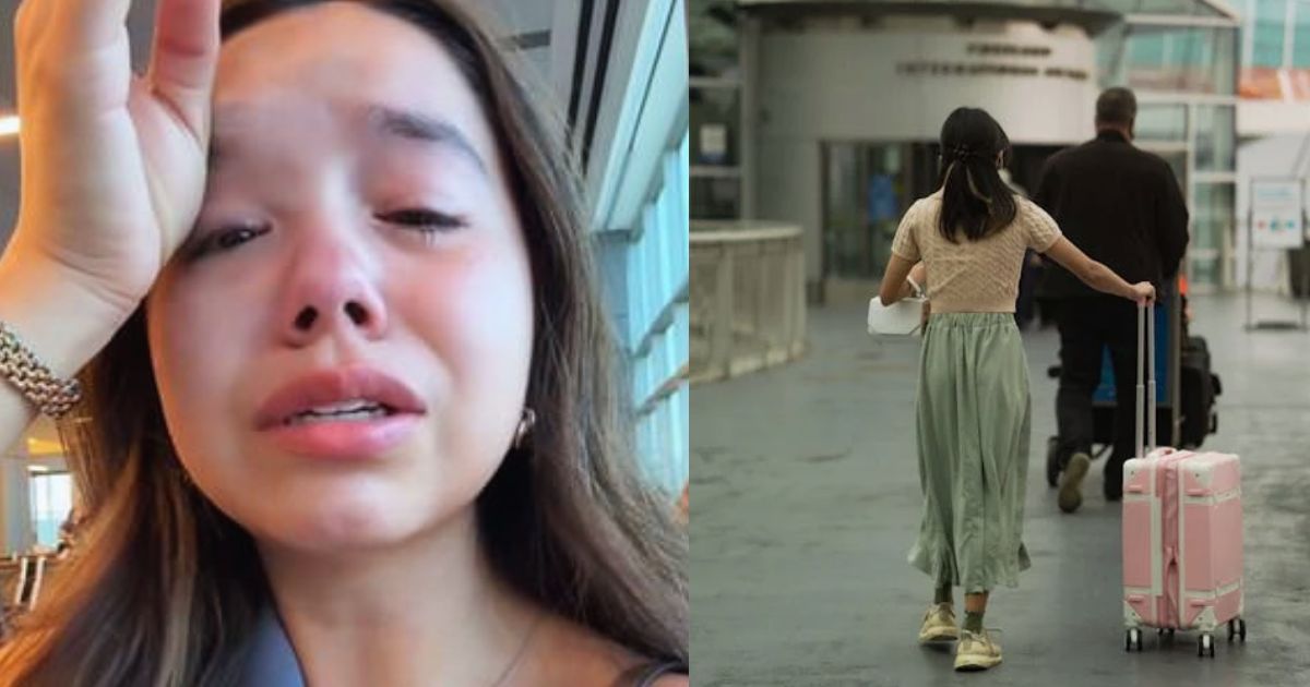 TikTok star Jos slams TSA over luggage blunder(@DailyMail|X) and a women with luggage(picture uploaded by chickenbunny—via Pexels)