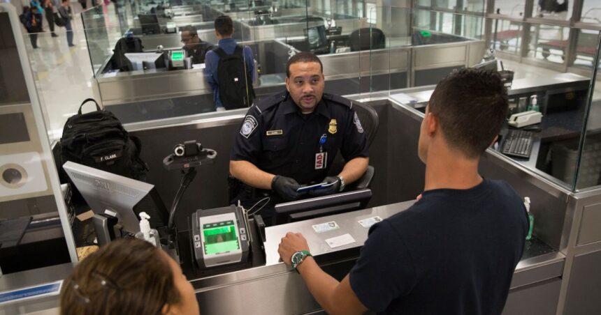 Increased searches from U.S. Customs and Border Protection department.