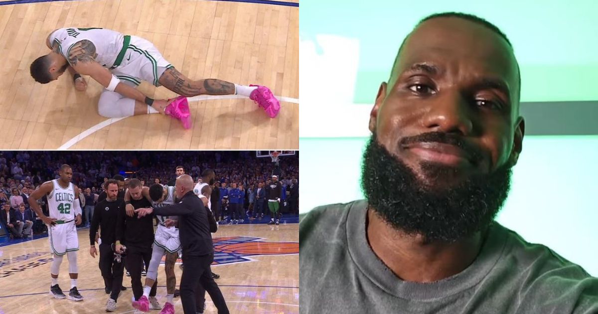 LeBron James two word message to Jayson Tatum