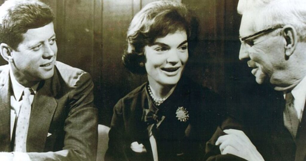 John F Kennedy, Jacqueline Kennedy Onassis, Patrick V McNamara