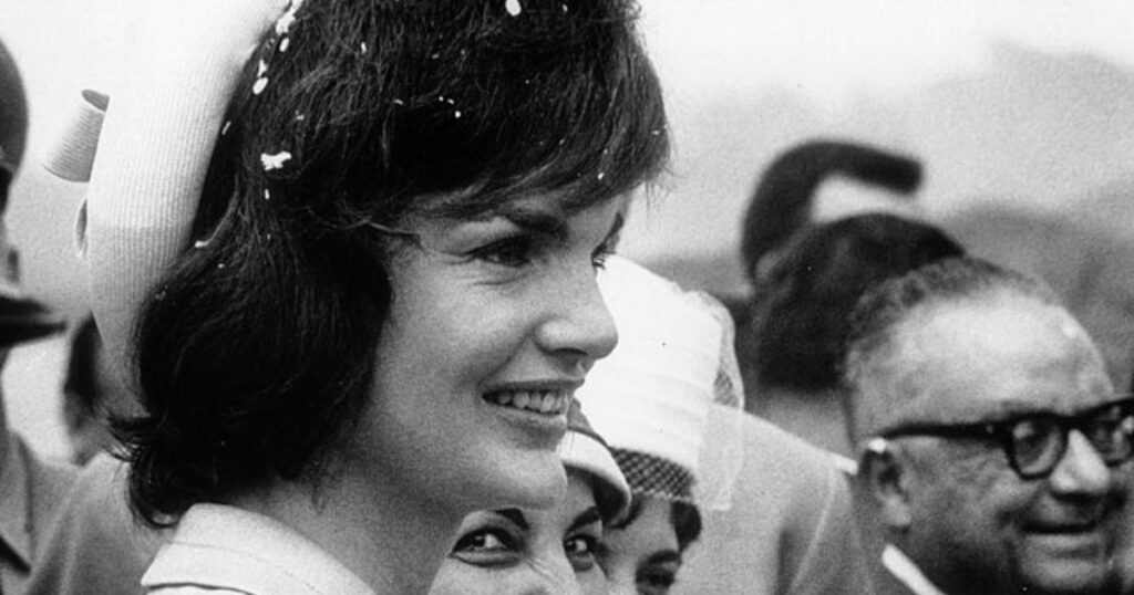 Jacqueline Kennedy in Venezuela during December 1961 trip to South America