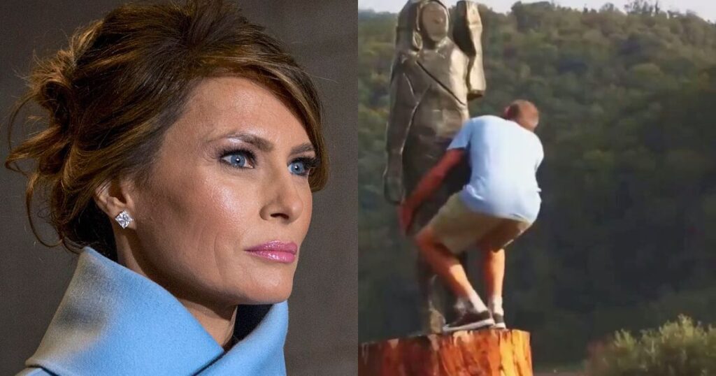 Melania Trump's statue gets stolen in Slovenia