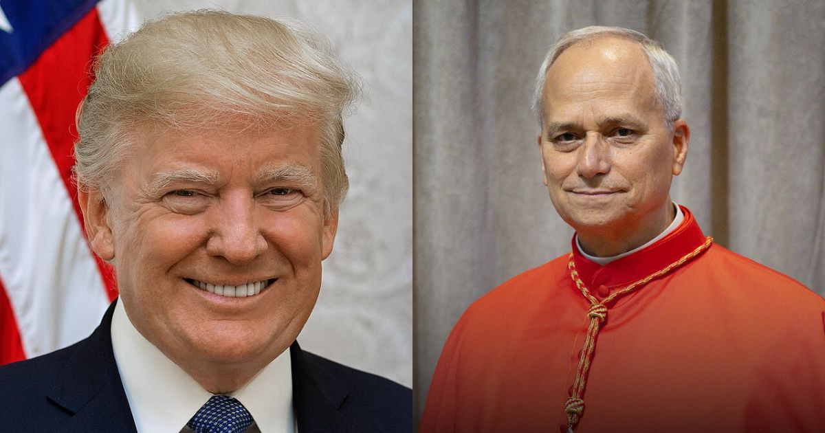 Donald Trump and Pope Leo