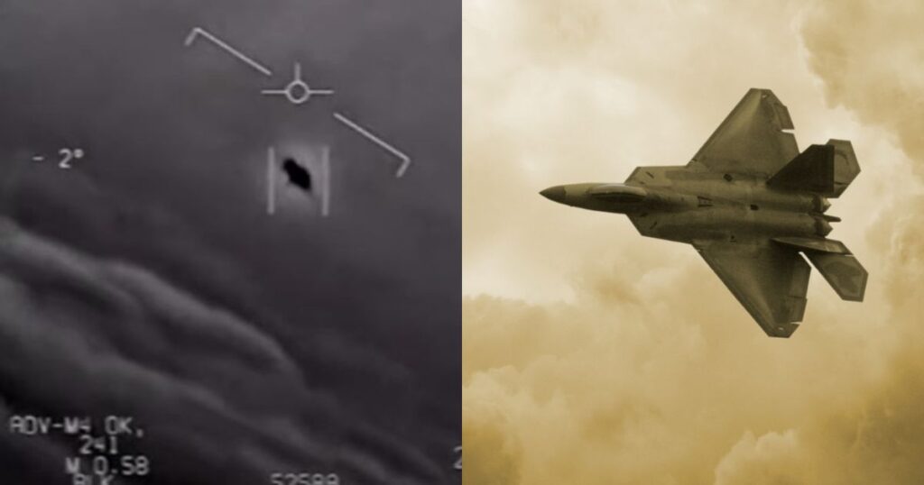 U.S. Fighter Jet Struck by UFO Mid-Air