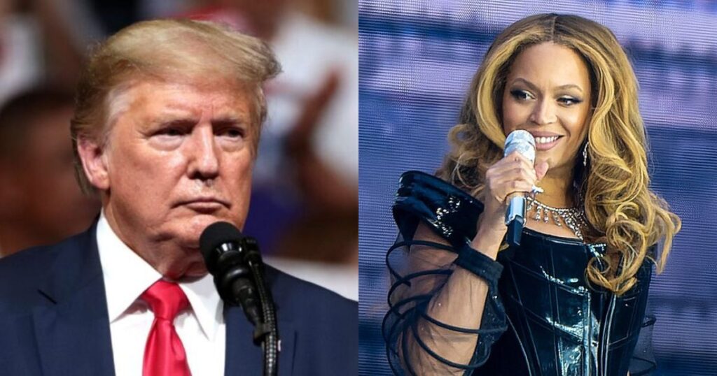 Donald Trump and Beyonce