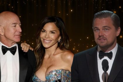 Jeff Bezos and Lauren Sanchez crossed paths with Leonardo DiCaprio at amfAR Gala in France