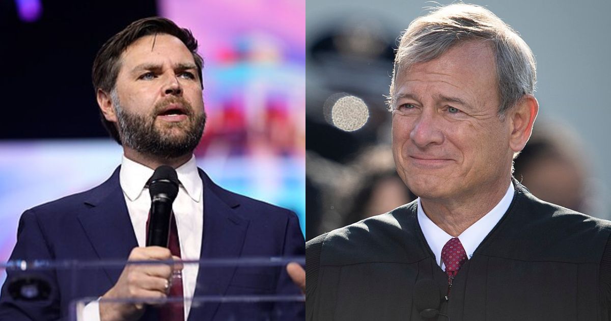 JD Vance and John Roberts