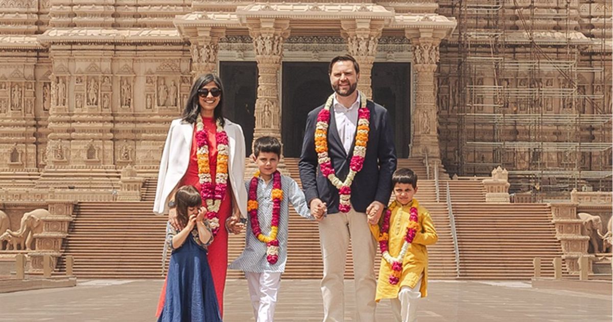 Usha Vance Visiting India With JD and Their Kids