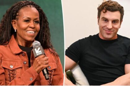 michelle obama and Brian Chesky