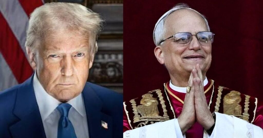 pope leo and trump