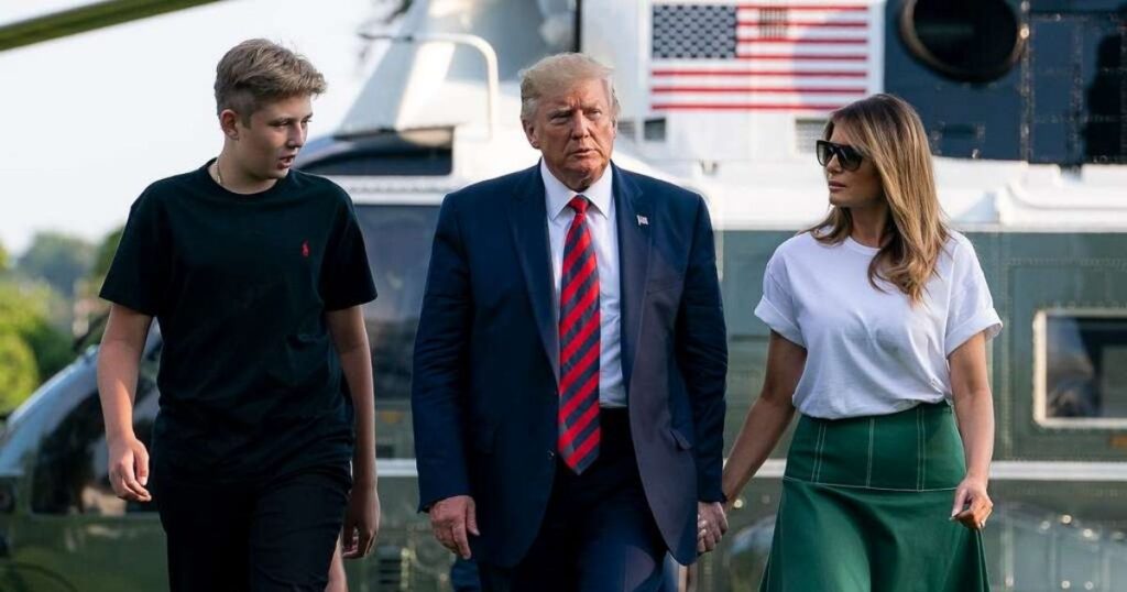 Melania trump and family