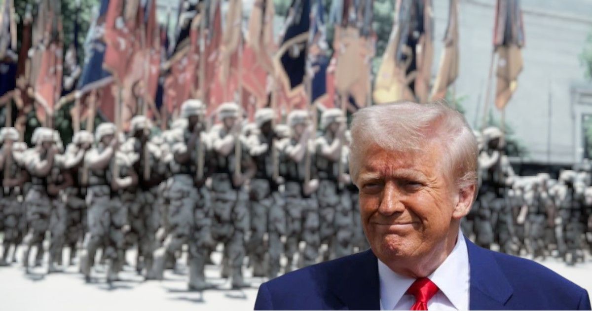 Donald Trump's parade