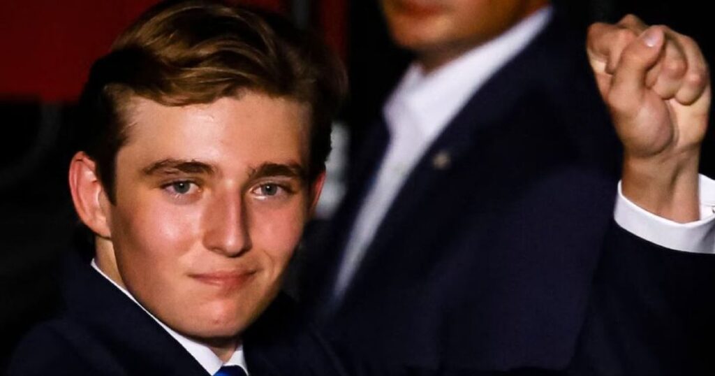 19-year old Barron Trump ( credits- @EXECUTIVEXMEDIA|X)