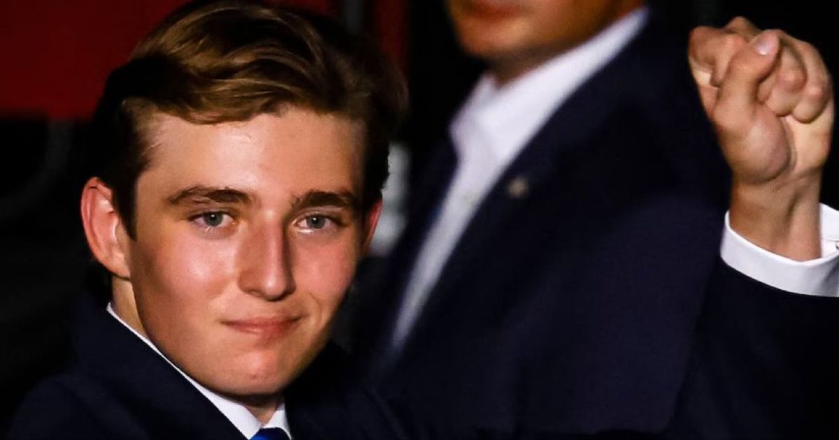 19-year old Barron Trump ( credits- @EXECUTIVEXMEDIA|X)