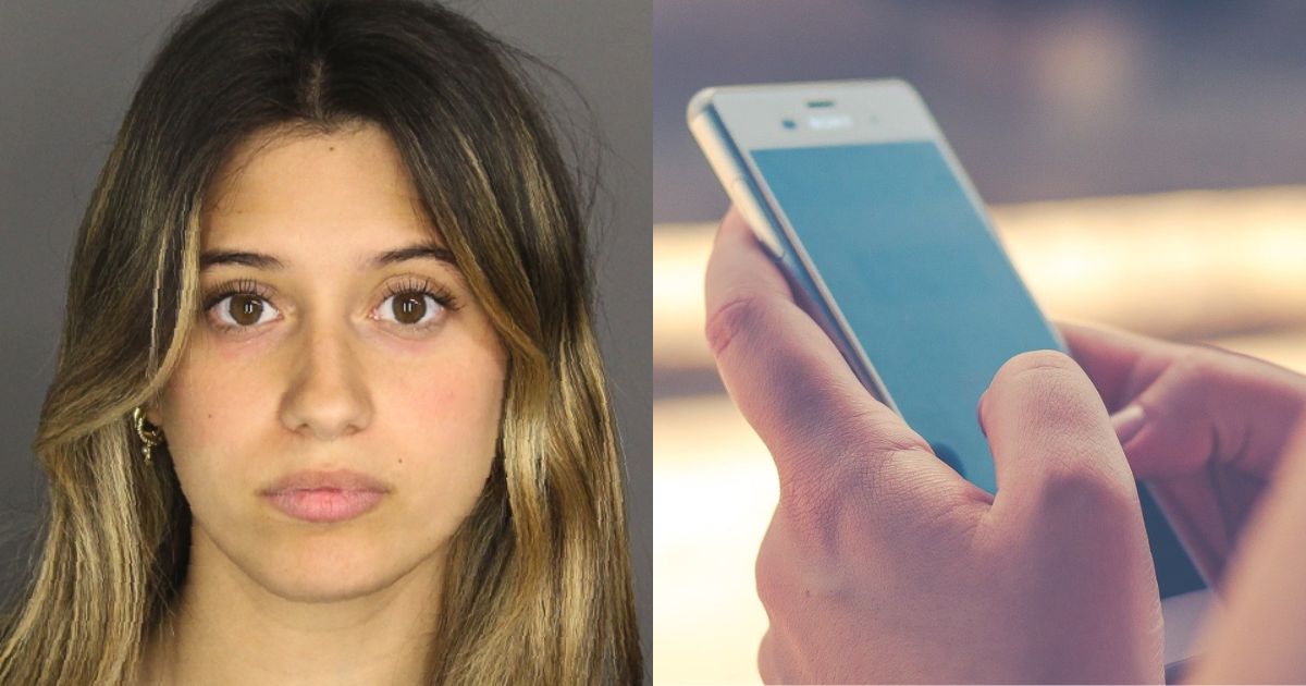 Anamaria Milazzo, 22, was arrested and charged after allegedly sending nude photos to a 14-year-old boy