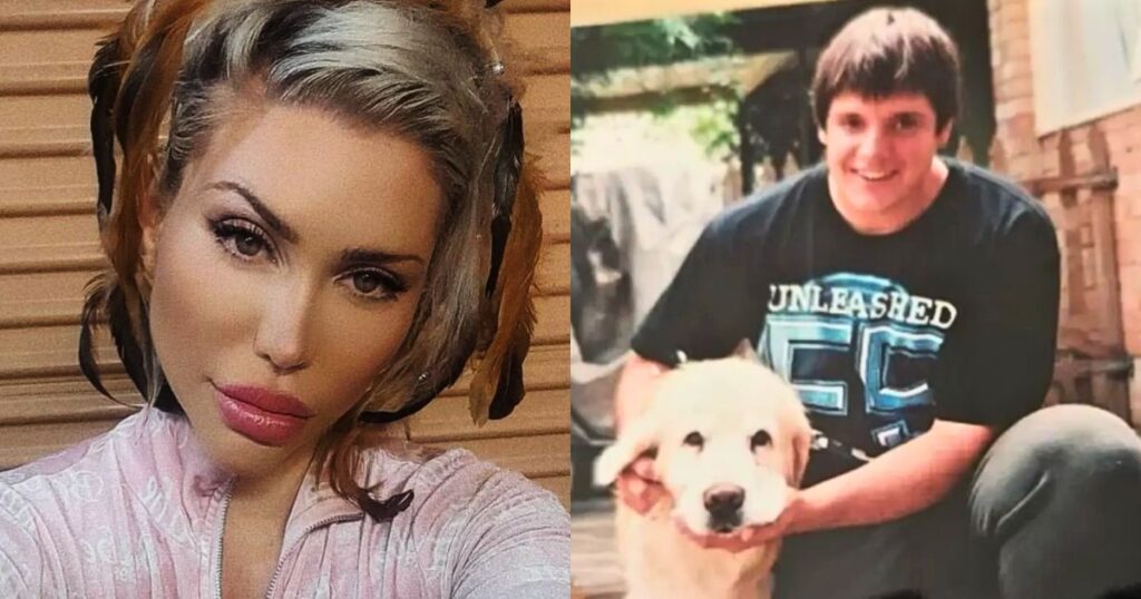 Former Beauty and the Geek Australia contestant (L) Tamika Chesser, now accused of murder of her boyfriend (R) Julian Story