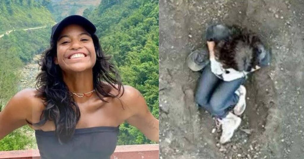 Brazilian tourist stuck down an active volcano