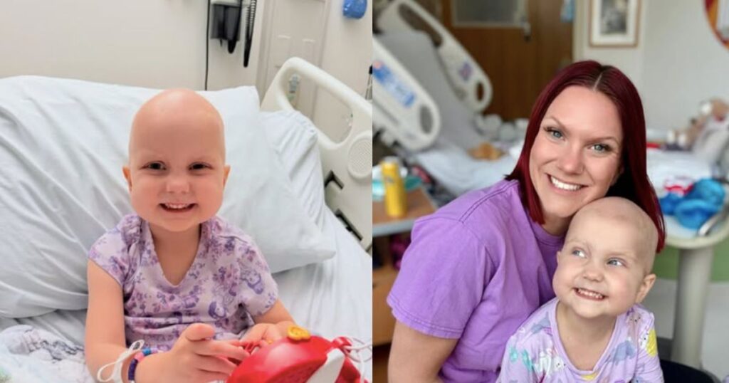 Cancer patient Camryn and her mother Miranda Aldridge's journey of beating cancer began with a tiny bump. (both the pictures from miranda.aldridge|Instagram )