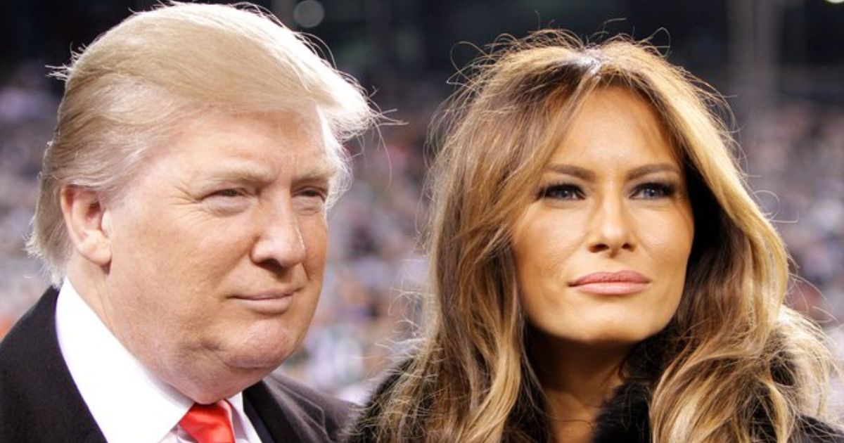 Who wears pants between Donald Trump and Melania Trump