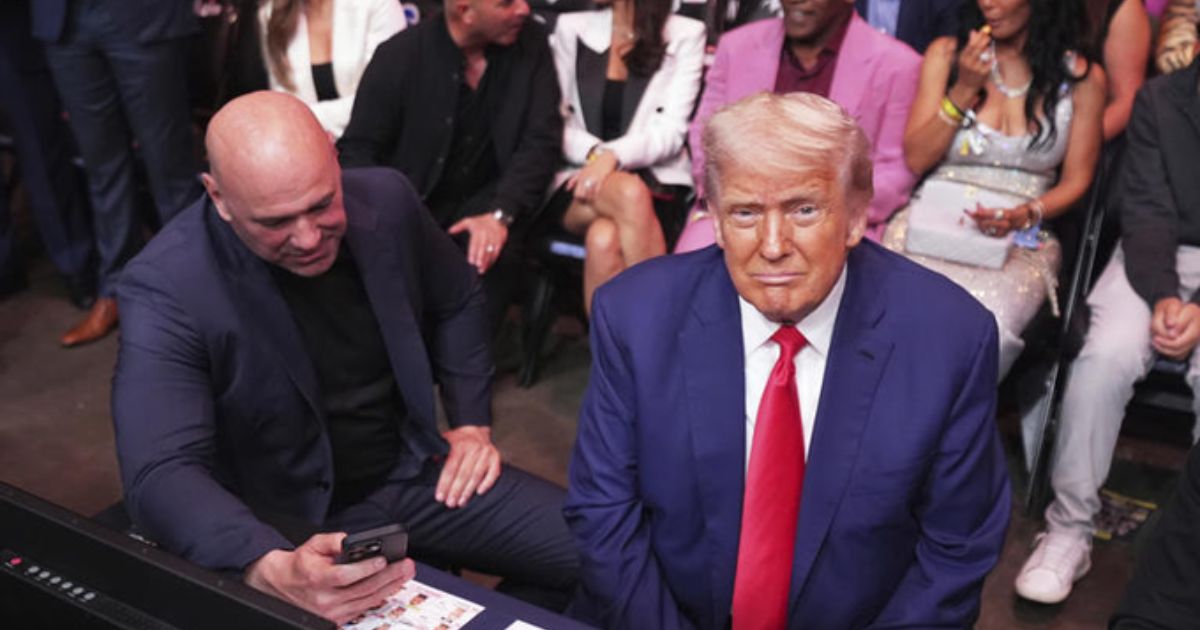 Donald Trump attending UFC event in New Jersey