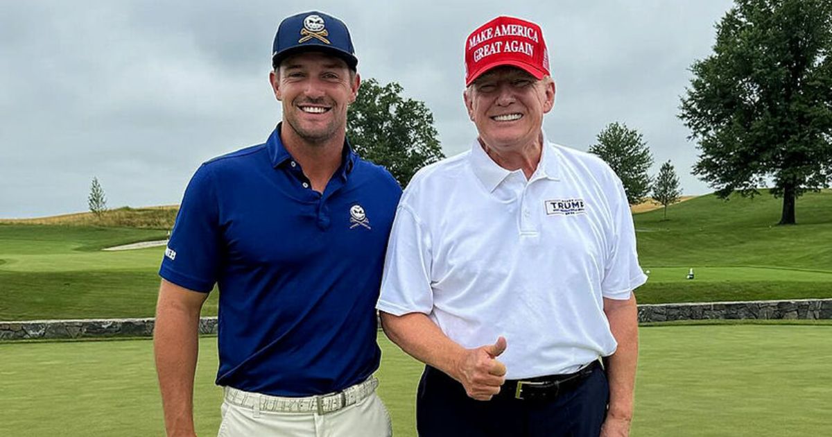 Donald Trump with Bryson DeChambeau