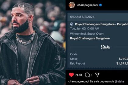 Drake Bets Millions on That Hasn’t Won in 18 Years