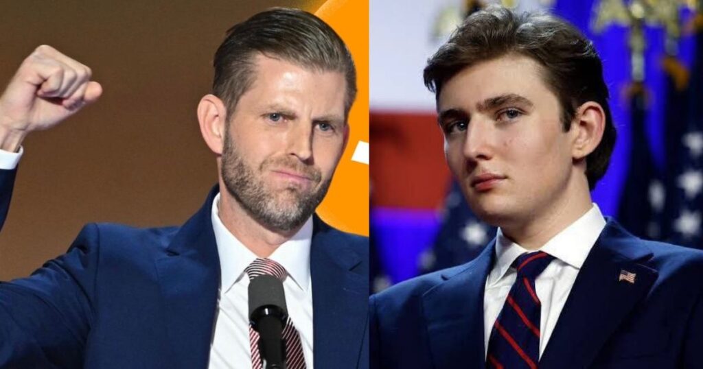 Eric and Barron trump