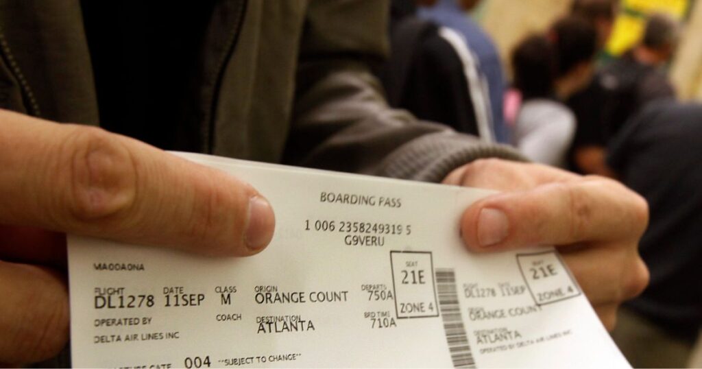 Boarding pass