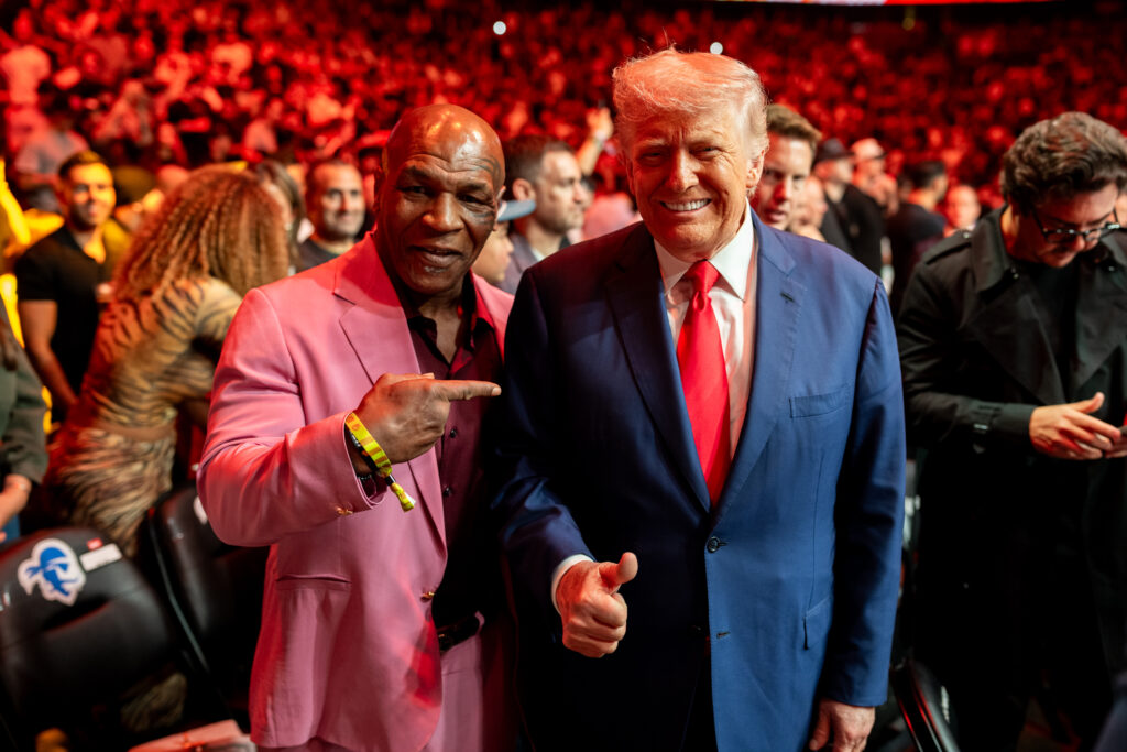 Donald Trump and Mike Tyson 
