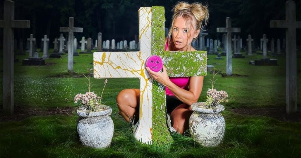 Influencer Sparks Outrage After Cleaning Strangers Grave