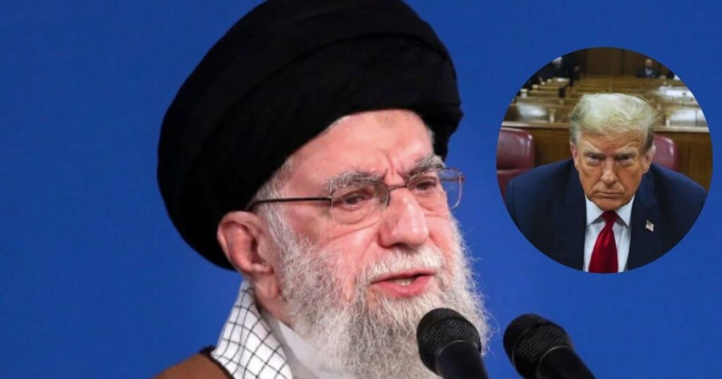 Iran’s Supreme Leader Ayatollah Ali Khamenei- ( credits: @boston25|Instagram) and Trump's picture from Flickr).