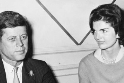 JFK and his wife Jackie Kennedy