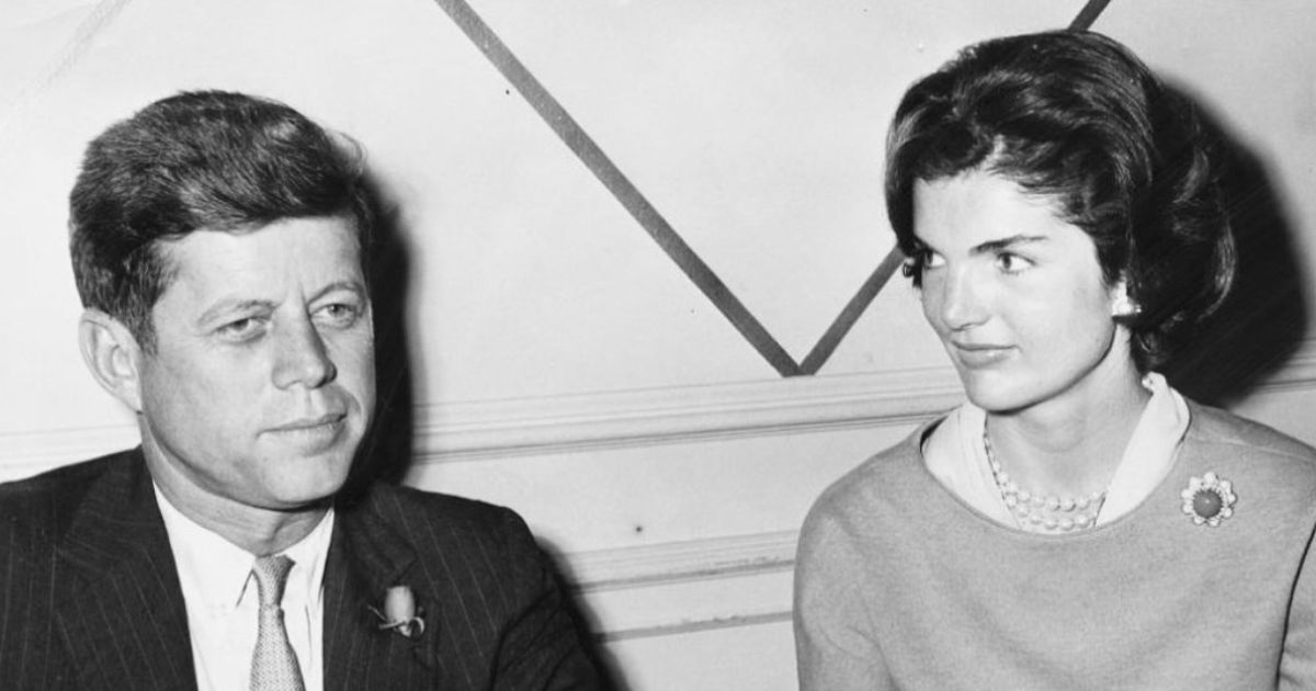 JFK and his wife Jackie Kennedy