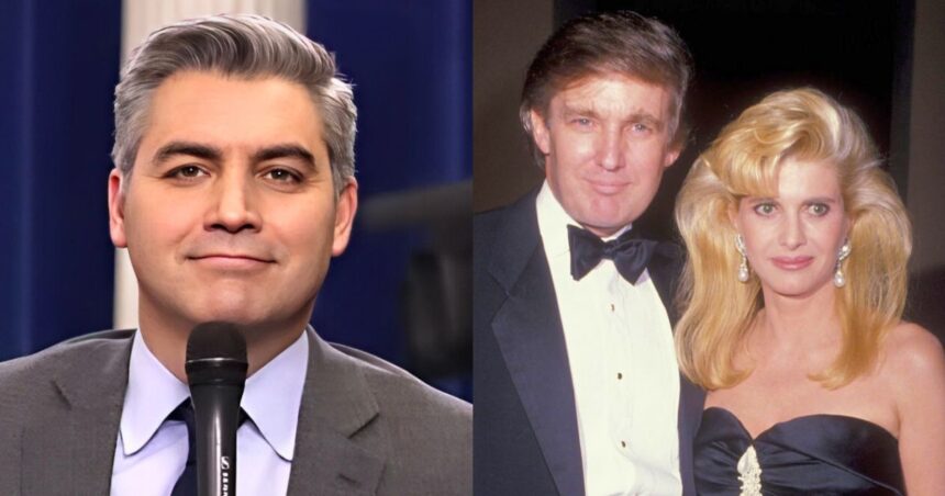 Jim Acosta jokes about Donald Trump's ex-wife Ivana's burial on a podcast, drawing sharp White House rebuke