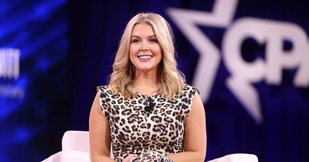 Karoline Leavitt's anxious behavior