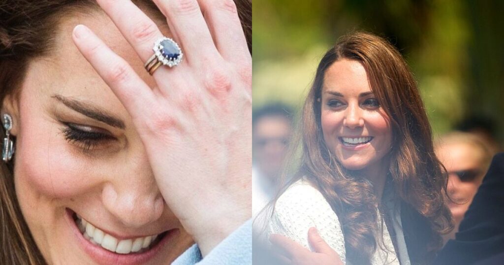 Kate Middleton with her iconic engagement ring ( left- Image credit : @the_princess__of_wales|Instagram) and ( left: Image credit: Tom Soper Photography- via Flickr)