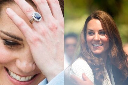 Kate Middleton with her iconic engagement ring ( left- Image credit : @the_princess__of_wales|Instagram) and ( left: Image credit: Tom Soper Photography- via Flickr)