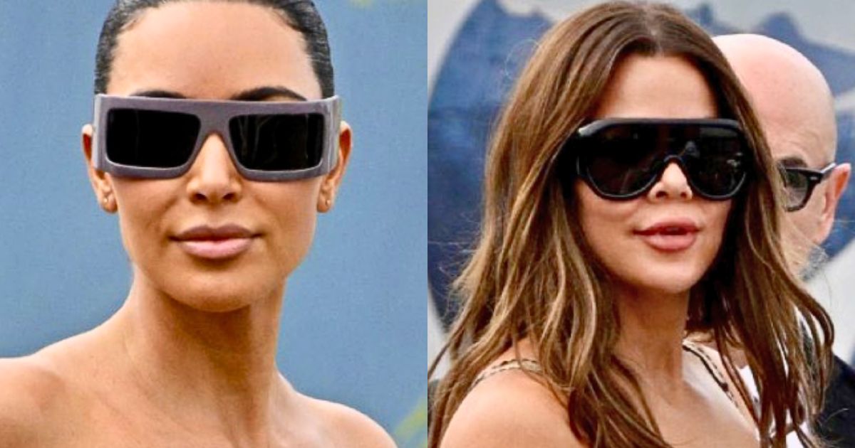 Kim and Khloé Kardashian depart Venice after Jeff Bezos’ star-studded wedding on June 28, 2025